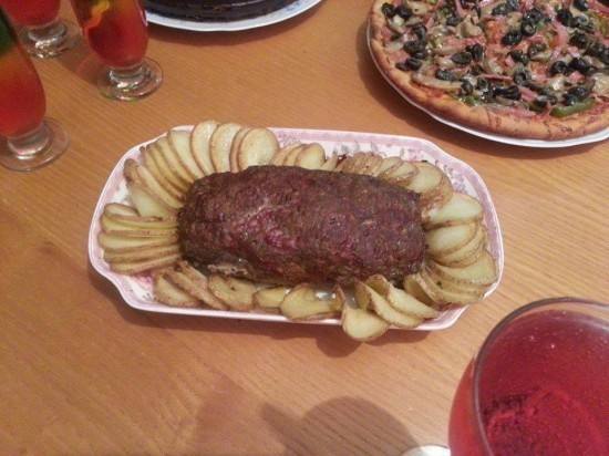 طريقة عمل رغيف اللحم‎‎