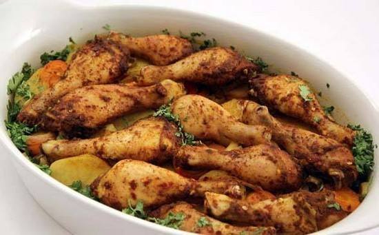 طاجن الدجاج مع البطاطس للشيف إلهام فتحى‎‎