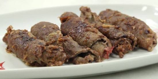 طريقة عمل البفتيك المحشي بالبسطرمة‎‎