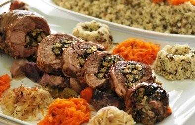 طريقة عمل فخذ ضأن بحشو ورق العنب‎‎