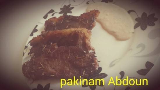 ستيك مع صوص الكريمة لخبيرة الطهى باكينام عبدون‎‎