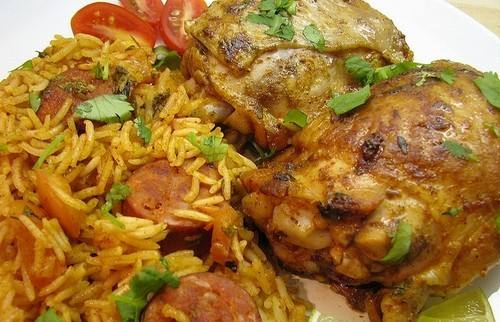 الأرز بالدجاج والزعفران للشيف إلهام فتحى‎‎