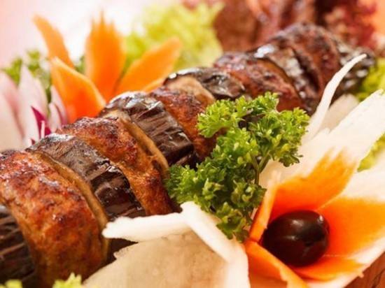 كباب اللحم والباذنجان علي الطريقة التركية‎‎