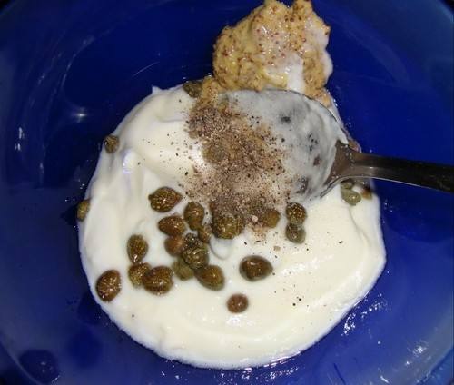 صلصة الزبادي والمستردة ‎‎