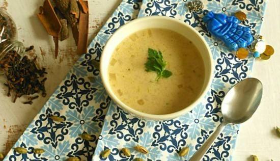 طريقة عمل شوربة الشوفان البيضاء‎‎
