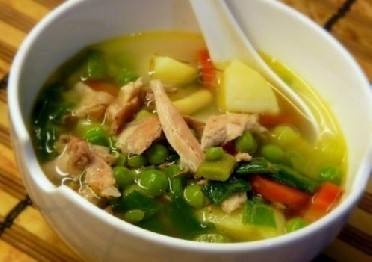 شوربة الخضروات باللحم ‎‎