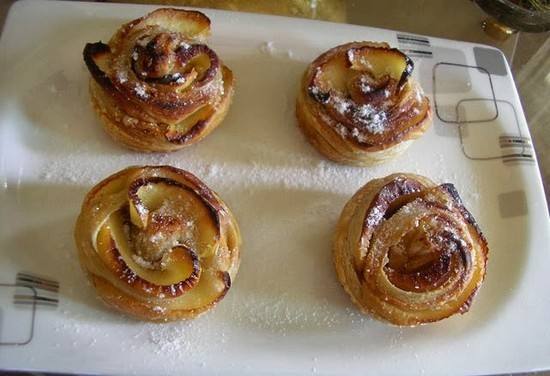 طريقة عمل ورود التفاح‎‎