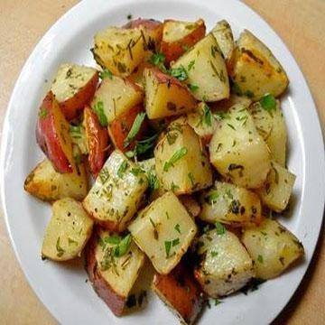 سلطة البطاطس بزيت الزيتون ‎‎