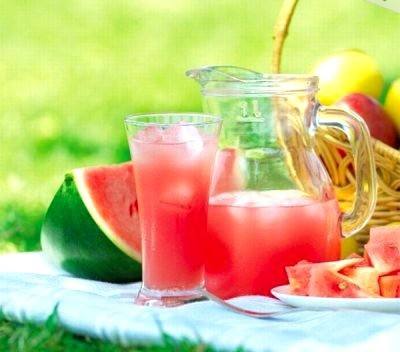 عصير الليمون والبطيخ‎‎