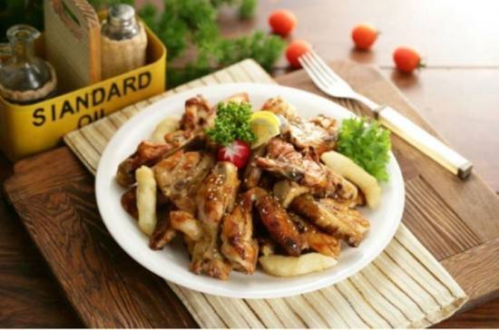 طريقة عمل دجاج مشوي بصلصة جوز الهند‎‎