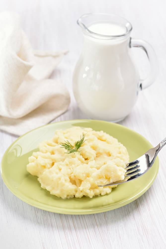 بطاطس بيوريه بالكريمة‎‎