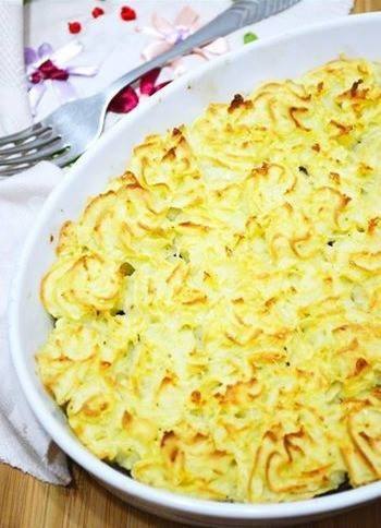 طريقة عمل قالب ورد البطاطس باللحمة‎‎