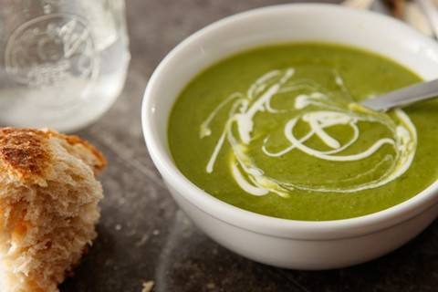 شوربة البازلاء باللبن ‎‎