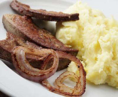 كبدة بالثوم والبقدونس ‎‎