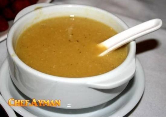 شوربة العدس من الشيف أيمن العطار‎‎