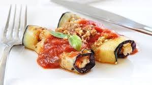 لفائف الباذنجان بالجبن ‎‎