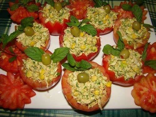 طريقة عمل سلطة الدجاج بالطماطم‎‎