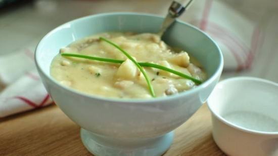 شوربة البطاطس والكرفس ‎‎