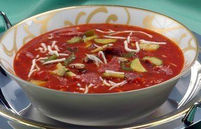 طريقة عمل شوربة بيتزا‎‎