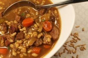 شوربة اللحم بالقمح ‎‎