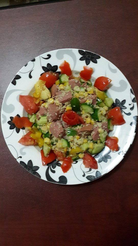 سلطة البرغل واللانشون لخبيرة الطهى باكينام عبدون‎‎