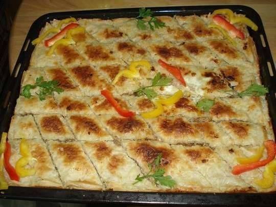 طريقة عمل صينية الجلاش بالدجاج‎‎