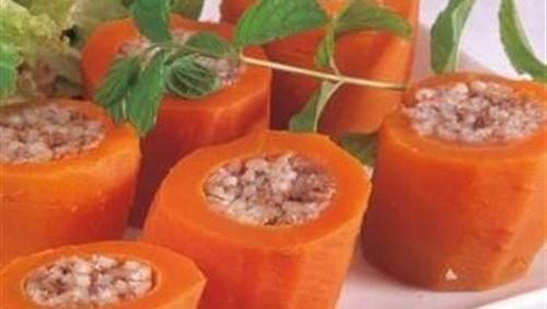 الجزر المحشي باللحم والأرز للشيف إلهام فتحى‎‎