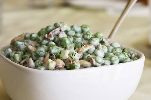 سلطة البازلاء بالجزر   ‎‎