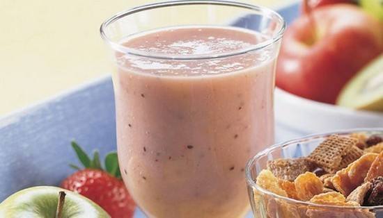 عصير الزبادي بالفواكه‎‎