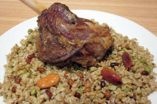 طريقة عمل موزة ضاني بالفريك‎‎