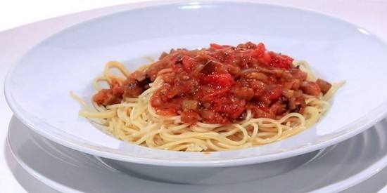 طريقة عمل مكرونة بالباذنجان‎‎