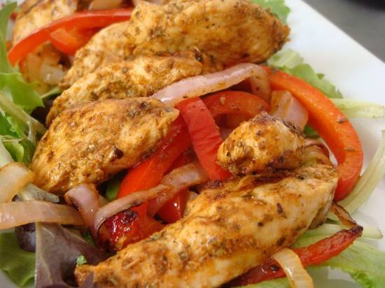 فاهيتا الدجاج بالتوابل الإيطالية ‎‎