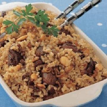 طريقة عمل أرز بلحم الغنم‎‎
