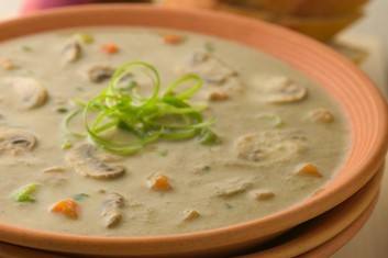 شوربة الخضار والمشروم ‎‎