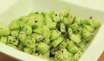 سلطة الخيار مع الريحان للشيف إلهام فتحى‎‎