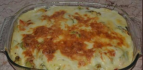 طبقات الخضار بالبشاميل‎‎