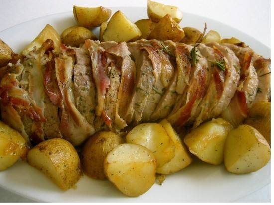 طريقة عمل روستو الرومي بالخضروات‎‎