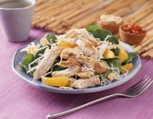  سلطة الخضروات بالبرتقال ‎‎