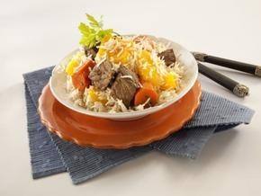 أرز بالقرع والجزر‎‎