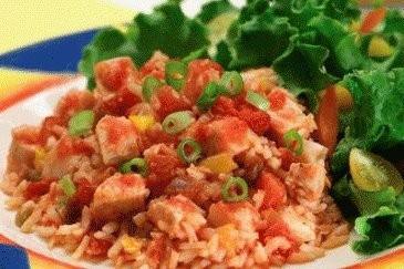 طريقة عمل أرز بالدجاج والصلصة‎‎