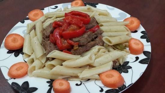 مكرونة بفاهيتا اللحم لخبيرة الطهى باكينام عبدون‎‎