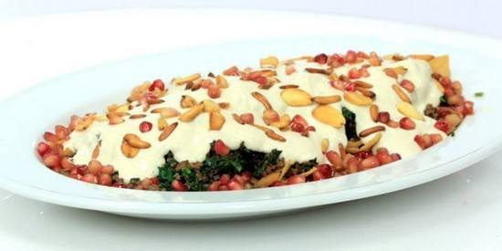 طريقة عمل فتة السبانخ‎‎