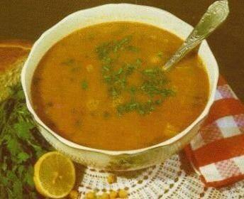 شوربة الأرز بالكزبرة ‎‎