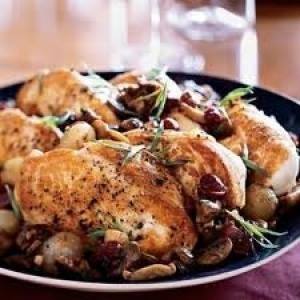 طريقة عمل دجاج بالزعتر والبقدونس‎‎