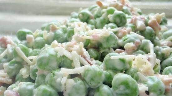 سلطة البازلاء بالمايونيز ‎‎