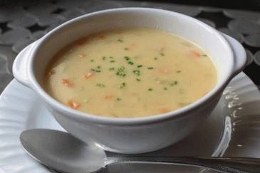 شوربة البطاطس بالبارميزان ‎‎