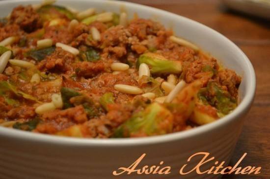 مسقعة الكرنب لخبيرة الطهى آسيا عثمان‎‎