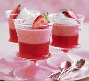 عصير الزبادي بالفراولة‎‎