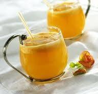 عصير الخوخ بماء الورد‎‎