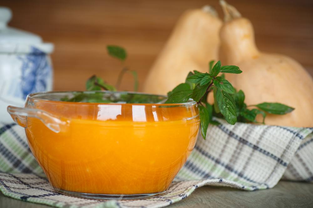 طريقة عمل حساء القرع الكريمي‎‎